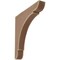 Ekena Millwork 1 3/4"W x 12"D x 12"H Extra Large Olympic Wood Vintage Decor Bracket, Weathered Brown BKTWD01X12X12OLBR - alternate 1